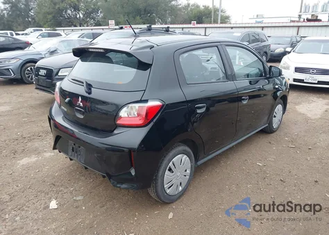 2024 Mitsubishi Mirage Es/Le from USA, damaged, VIN ML32AUHJ1RH023329